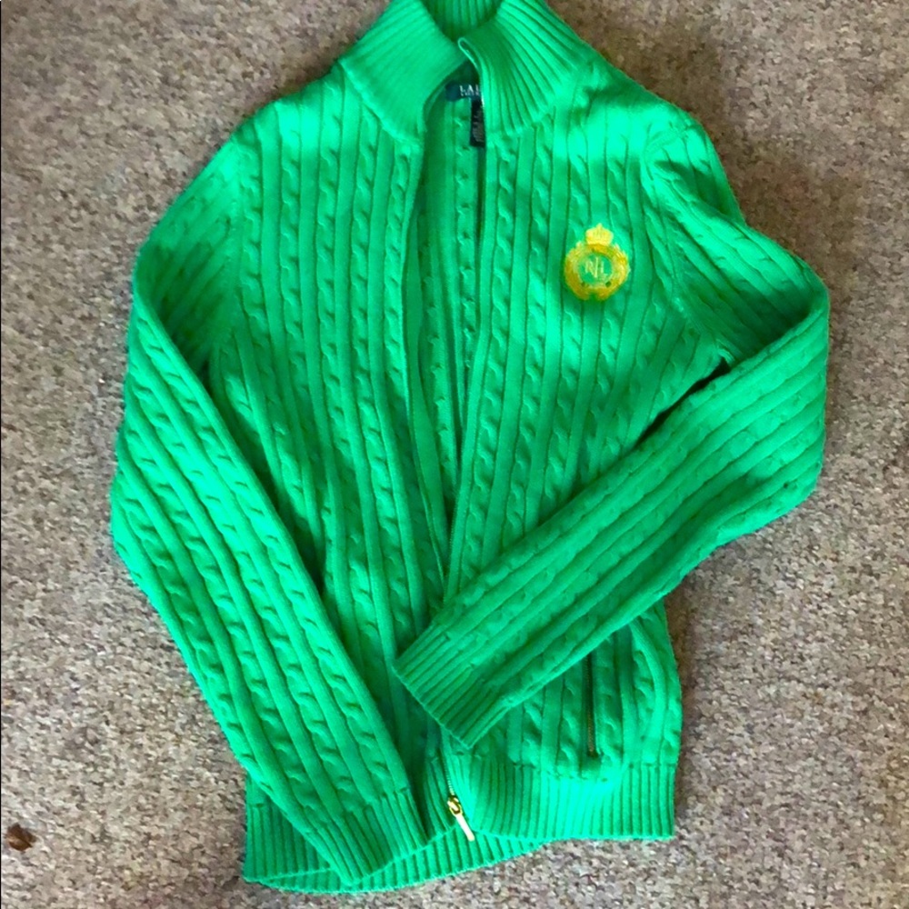 Ralph Lauren zip up sweater